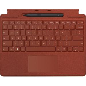 Microsoft Surface Pro Signature Keyboard Poppy Red with Surface Slim Pen 2 Black