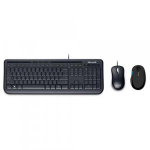Microsoft Wired Desktop 600 Black + Microsoft Sculpt Comfort Wireless Mouse Black