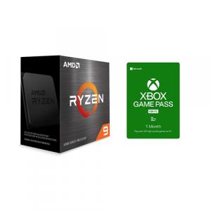 AMD Ryzen 9 5900X 12-core 24-thread Desktop Processor + Xbox Game Pass For PC 1 Month Membership AMD Coupon Code (Email Delivery)