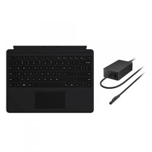 Microsoft Surface Pro X Keyboard Black Alcantara + Microsoft Surface 127W Power Supply