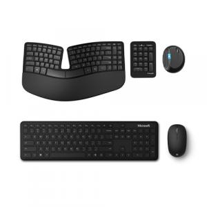 Microsoft Sculpt Ergonomic Desktop Keyboard And Mouse + Microsoft Bluetooth Keyboard & Mouse Desktop Bundle