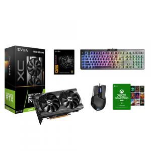 EVGA GeForce RTX 3060 XC GAMING 12GB GDDR6 Graphic Card + EVGA SuperNOVA 650W G5 80 Plus Gold Power Supply + EVGA X17 Wired Customizable Gaming Mouse + EVGA Z12 RGB USB 2.0 Gaming Keyboard + Xbox Game Pass For PC 3 Month Membership (Email Delivery)