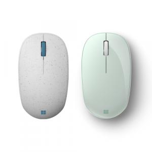 Microsoft Ocean Plastic Wireless Scroll Mouse Seashell + Microsoft Bluetooth Mouse Mint