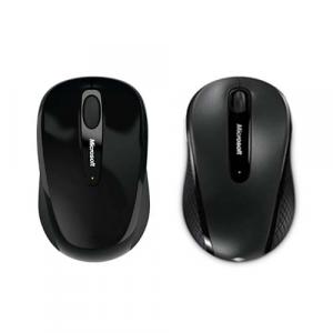 Microsoft 4000 Mouse Black + Microsoft 3500 Wireless Mobile Mouse- Black