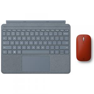 Microsoft Surface Go Signature Type Cover Ice Blue + Microsoft Surface Mobile Mouse Poppy Red