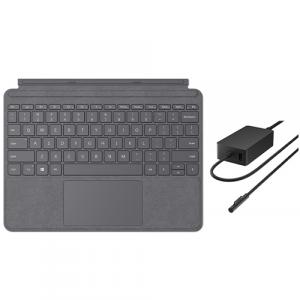 Microsoft Surface Go Signature Type Cover Platinum + Microsoft Surface 127W Power Supply