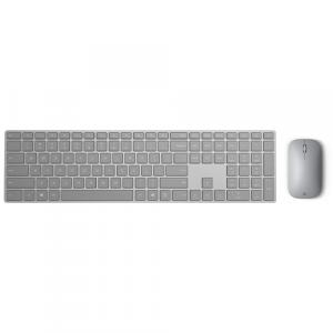 Microsoft Surface Mobile Mouse Platinum + Microsoft Surface Keyboard Gray