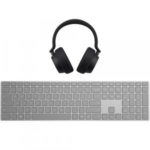 Microsoft Surface Headphones 2 Matte Black + Microsoft Surface Keyboard Gray