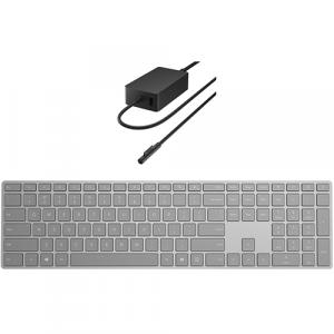 Microsoft Surface 127W Power Supply + Microsoft Surface Keyboard Gray