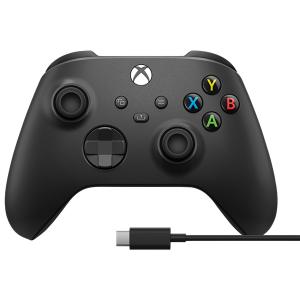 Microsoft Xbox Wireless Controller & USB-C Cable - Cable for Windows included - Bluetooth Connectivity - 9 ft cable length - Quickly pair & switch between platforms