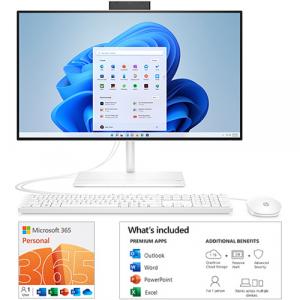 HP 24 23.8" All-in-One Computer Intel Celeron J4025 4GB RAM 256GB SSD + Microsoft 365 Personal