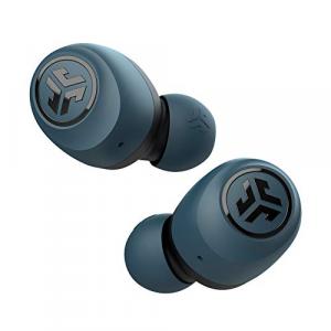 Open Box: JLab Go Air True Wireless Bluetooth Earbuds + Charging Case | Dual Connect | IP44 Sweat Resistance | Bluetooth 5.0 Connection | 3 EQ Sound Settings: JLab Signature, Balanced, Bass Boost? (Blue)