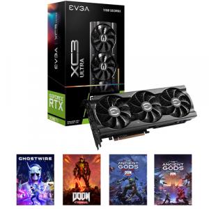 EVGA GeForce RTX 3080 Ti 12GB GDDR6X XC3 ULTRA GAMING Graphics Card + Ghostwire: Tokyo, DOOM Eternal, DOOM Eternal Year One Pass Game Bundle (Email Delivery)