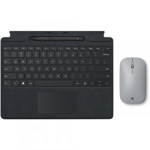 Microsoft Surface Pro Signature Keyboard with Surface Slim Pen 2 Black + Microsoft Surface Mobile Mouse Platinum