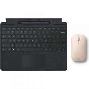 Microsoft Surface Pro Signature Keyboard with Surface Slim Pen 2 Black + Microsoft Surface Mobile Mouse Sandstone