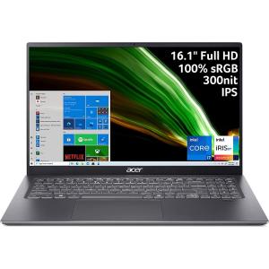 Acer Swift 3 Laptop Intel Core i5-11300H 8GB RAM 512GB SSD Steel Gray