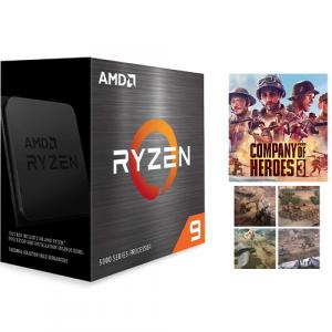 AMD Ryzen 9 5900X 12-core 24-thread Desktop Processor + Company of Heroes 3 (Email Delivery)
