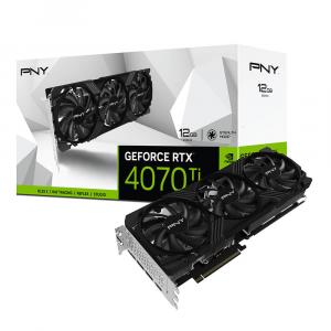 PNY NVIDIA GeForce RTX 4070 Ti Verto LED Triple Fan Graphic Card 12 GB GDDR6X