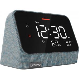 Open Box: Lenovo Smart Clock Essential 4" Smart Display with Alexa Misty Blue