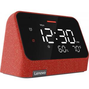Open Box: Lenovo Smart Clock Essential 4" Smart Display with Alexa Clay Red