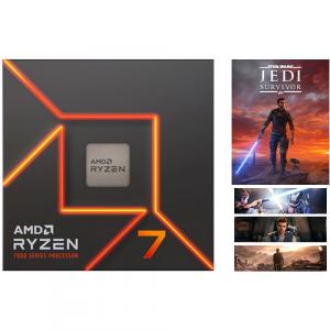 AMD Ryzen 7 7700X 8-core 16-thread Desktop Processor + STAR WARS Jedi: Survivor (Email Delivery)