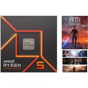 AMD Ryzen 5 7600X 6-core 12-thread Desktop Processor + STAR WARS Jedi: Survivor (Email Delivery)