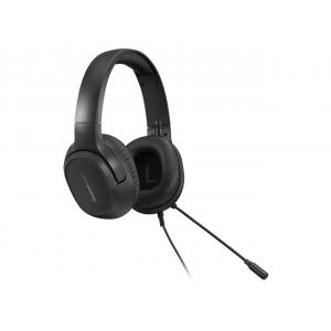Open Box: Lenovo IdeaPad H100 Gaming Headset, 50mm Drivers, Stereo Over Ear Headphones with Mic, Padded Earcups, in-Line Volume, GXD1C67963, Black