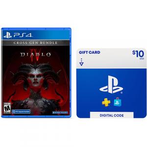 Diablo IV Cross Gen Bundle + $10 PlayStation Store Gift Card (Digital Download)