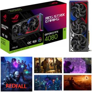 Asus ROG Strix GeForce RTX 4080 16GB GDDR6X Gaming Graphics Card + Redfall Bite Back Edition (Email Delivery)