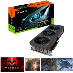 Gigabyte GeForce RTX 4070 Ti Eagle OC 12GB Graphics Card + Diablo IV (Email Delivery)
