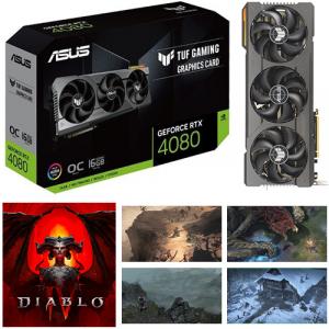 ASUS TUF NVIDIA GeForce RTX 4080 OC 16GB Graphics Card + Diablo IV (Email Delivery)