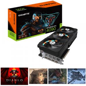 GIGABYTE GeForce RTX 4090 GAMING OC 24G GDDR6X Graphics Card + Diablo IV (Email Delivery)