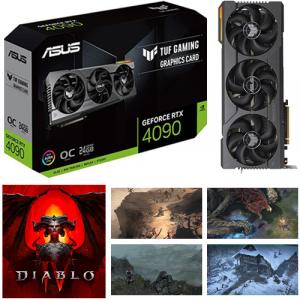 ASUS GeForce RTX 4090 TUF Gaming OC Graphics Card + Diablo IV (Email Delivery)