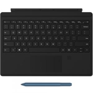 Microsoft Surface Pro Signature Type Cover w/ Finger Print Reader Black + Microsoft Surface Pen Ice Blue
