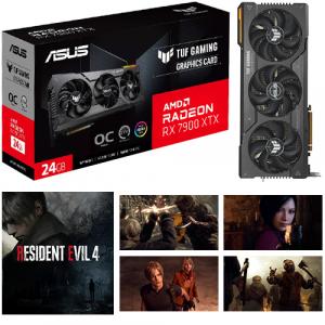 TUF AMD Radeon RX 7900 XTX Graphic Card + Resident Evil 4 (Email Delivery)
