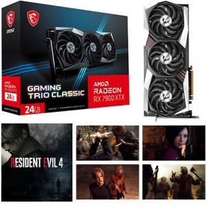 MSI AMD Radeon RX 7900 XTX Graphic Card + Resident Evil 4 (Email Delivery)