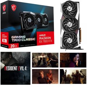 MSI AMD Radeon RX 7900 XT Graphic Card + Resident Evil 4 (Email Delivery)
