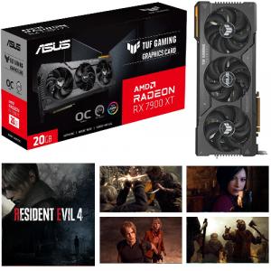 TUF AMD Radeon RX 7900 XT Graphic Card + Resident Evil 4 (Email Delivery)