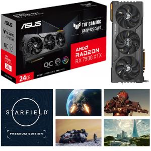 TUF AMD Radeon RX 7900 XTX Graphics Card + Starfield Premium Edition (Email Delivery)