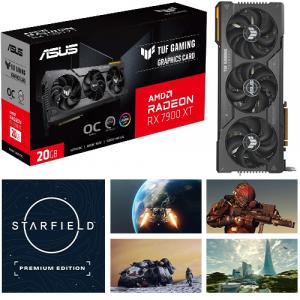 TUF AMD Radeon RX 7900 XT Graphics Card + Starfield Premium Edition (Email Delivery)