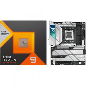 AMD Ryzen 9 7900X3D Gaming Processor + Asus ROG Strix X670E-A GAMING WIFI Gaming Desktop Motherboard