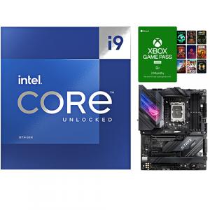 Intel Core i9-13900K Unlocked Desktop Processor + Asus ROG Strix Z690-E GAMING WIFI Desktop Motherboard + PC Game Pass 3 Month Membership (Email Delivery)
