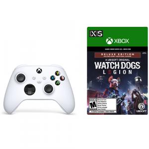 Xbox Wireless Controller Robot White + Watch Dogs Legion Deluxe Edition (Digital Download)