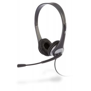 Open Box: Cyber Acoustics Stereo Headset (AC-204), 3.5mm Stereo & Y-Adapter, Home, K12 School Classroom and Education