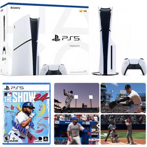 PlayStation 5 Slim Console + MLB The Show 24 PlayStation 5