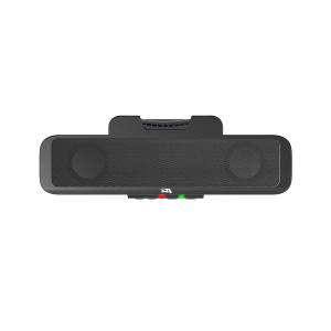 Open Box: Cyber Acoustics USB Speaker Bar (CA-2890) ? Stereo USB Powered Speaker, Easily Clamps to Monitor, Convenient Controls