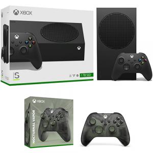 Xbox Series S 1TB SSD Console Carbon Black + Xbox Wireless Controller Nocturnal Vapor Special Edition