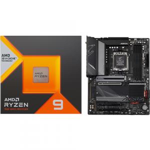 AMD Ryzen 9 7950X3D Gaming Processor + GIGABYTE B650 AORUS ELITE AX Motherboard