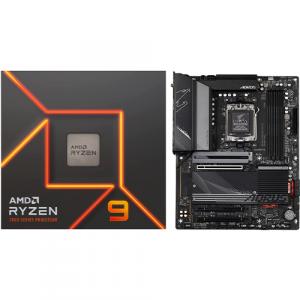 AMD Ryzen 9 7900X 12-core 24-thread Desktop Processor + GIGABYTE B650 AORUS ELITE AX Motherboard