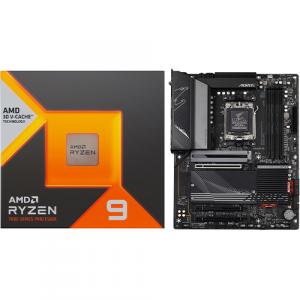 AMD Ryzen 9 7900X3D Gaming Processor + GIGABYTE B650 AORUS ELITE AX Motherboard